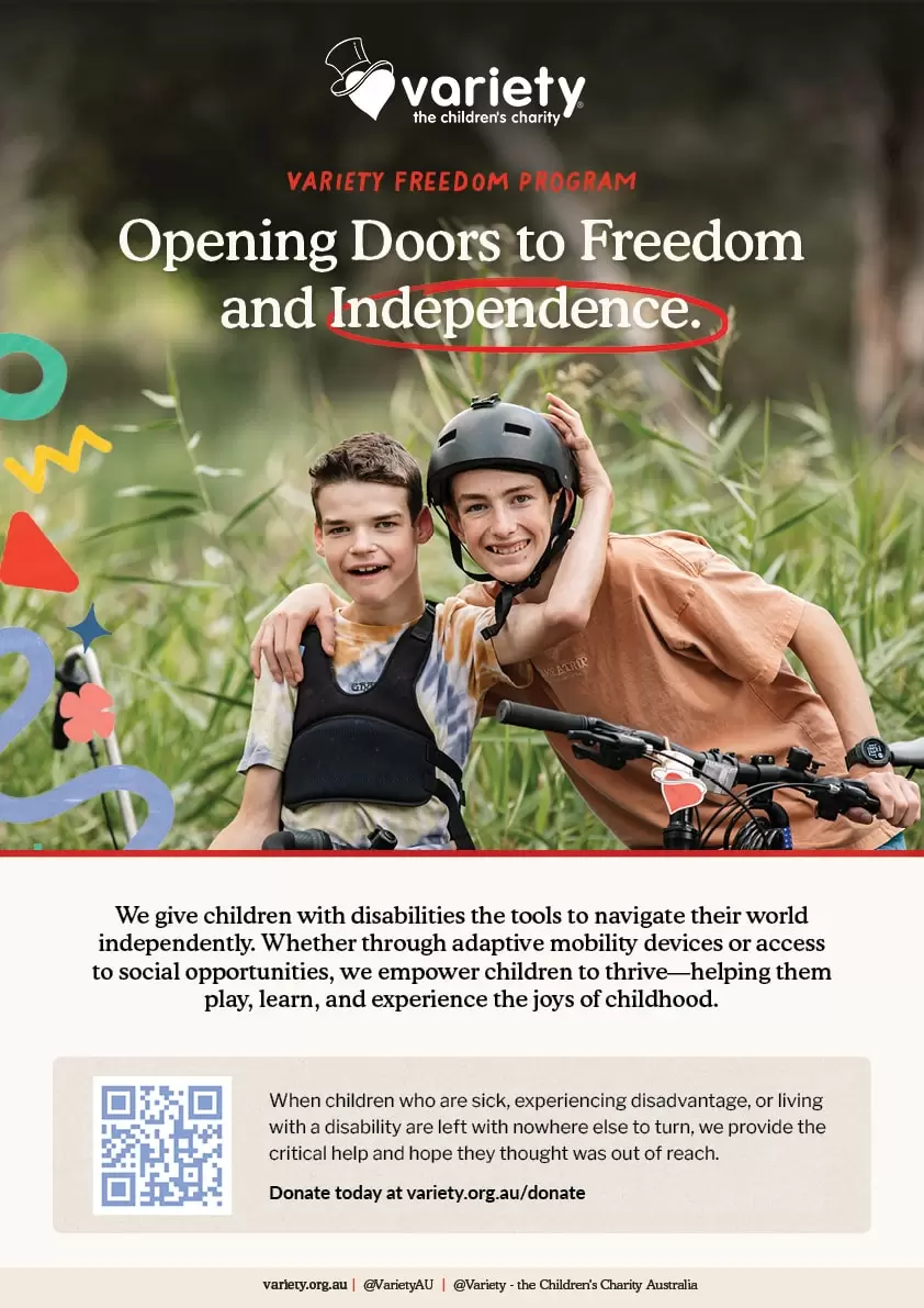 Variety Freedom program poster